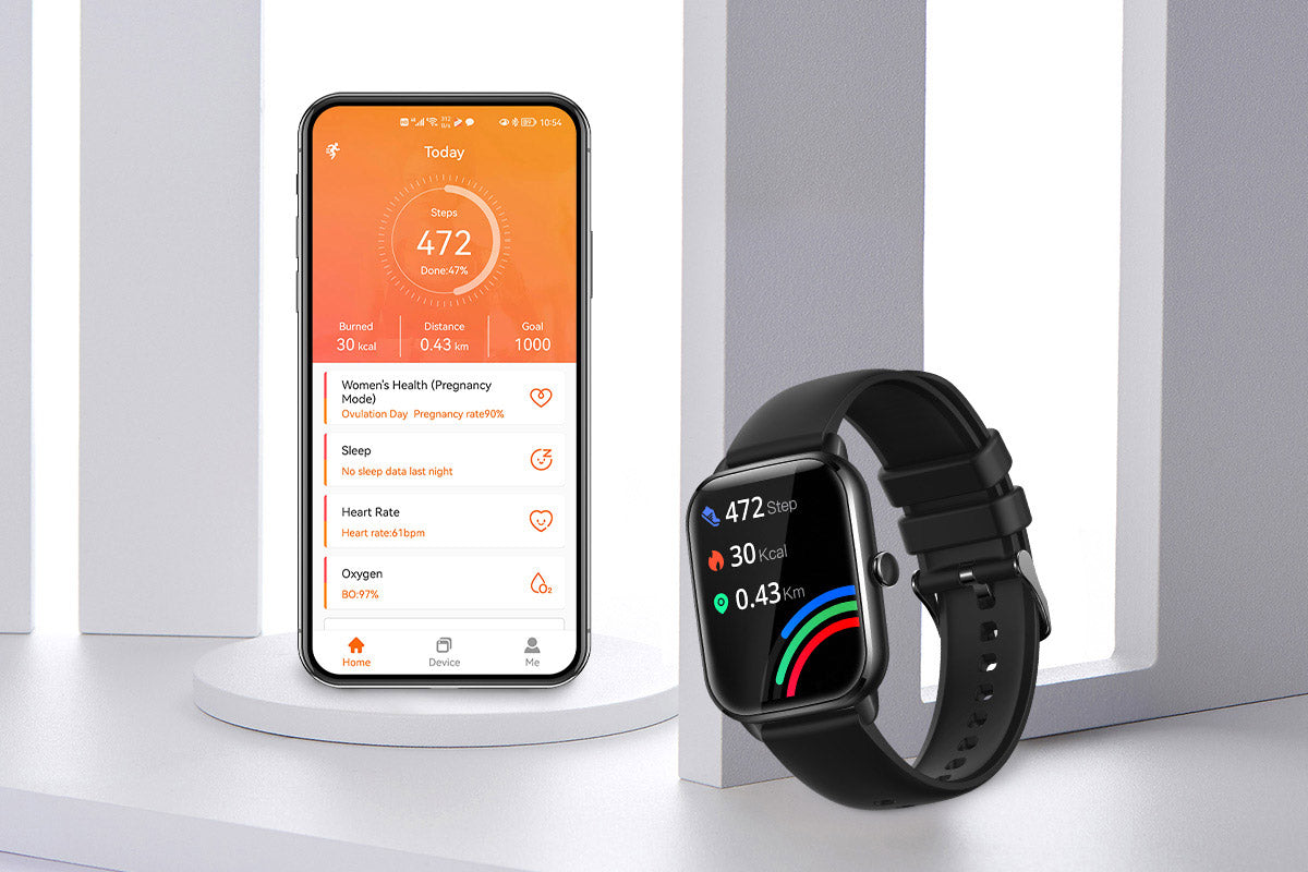 C61 Smart Watch - Stylish 1.9" HD Screen, Health Monitoring & Waterproof