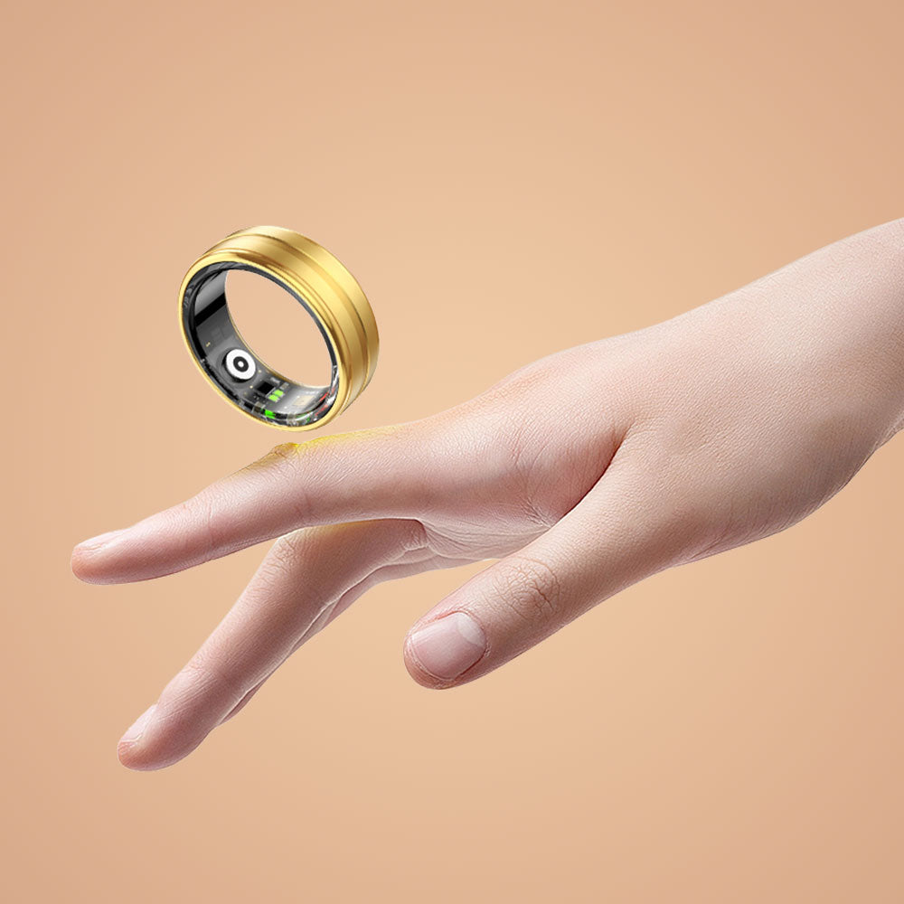 R06 Smart Ring - Heart Rate, Blood Oxygen Monitoring & Waterproof Design