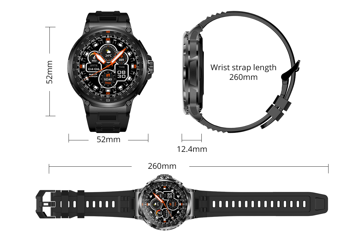 colmi V69 Smart Watch with 1.85 Inch Large Display, Health Monitoring, Waterproof & Stylish smart watch preview