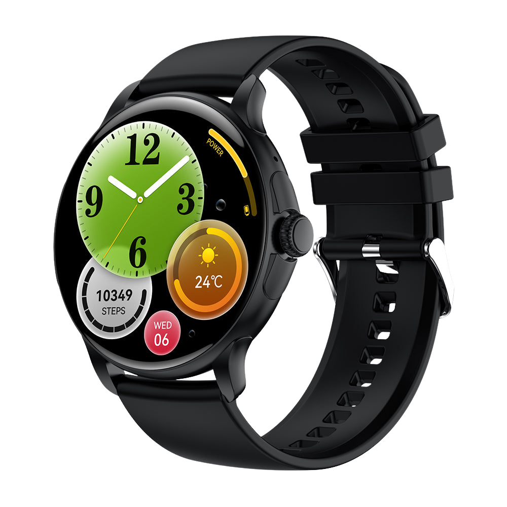 COLMI V72 Smart Watch Sleek AMOLED Display Fitness Tracking IP68 Waterproof Black