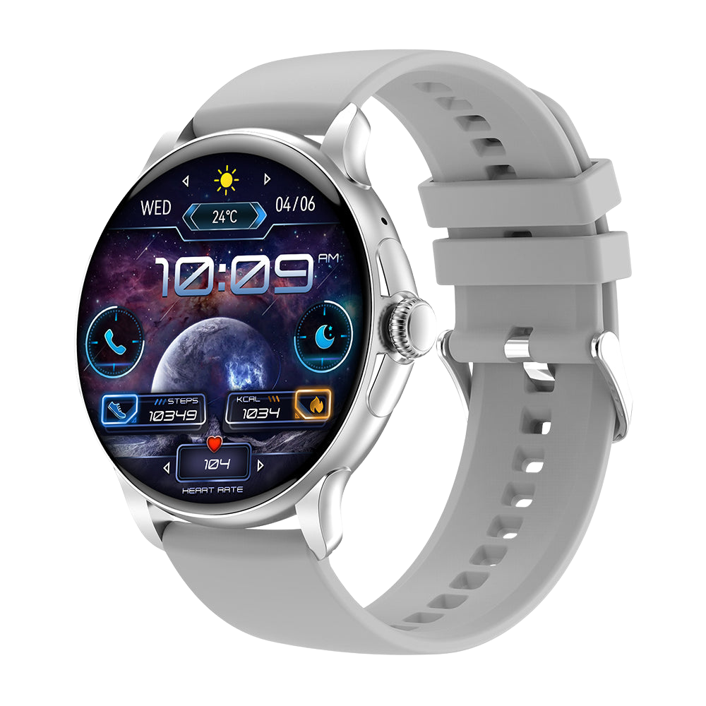 COLMI V72 Smart Watch Sleek AMOLED Display Fitness Tracking IP68 Waterproof Silver