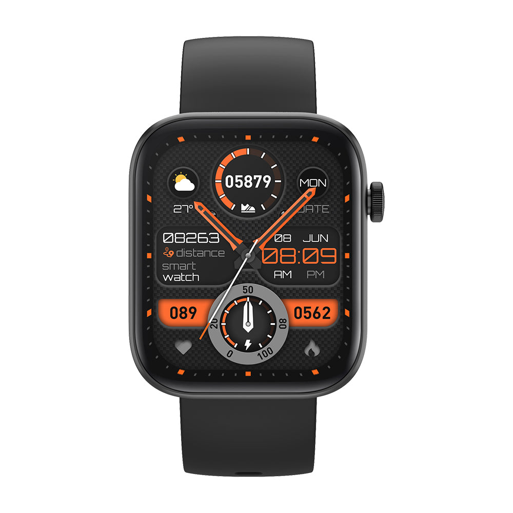 COLMi P71 Smart Watch Black Color Front