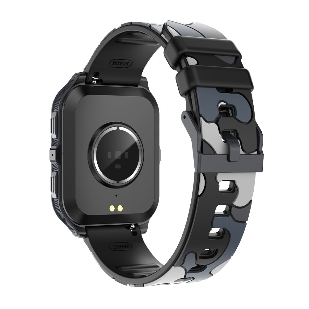 COLMI P73 Smartwatch 1.9″ Display Outdoor Calling IP68 Waterproof Smart Watch black camouflage color back view