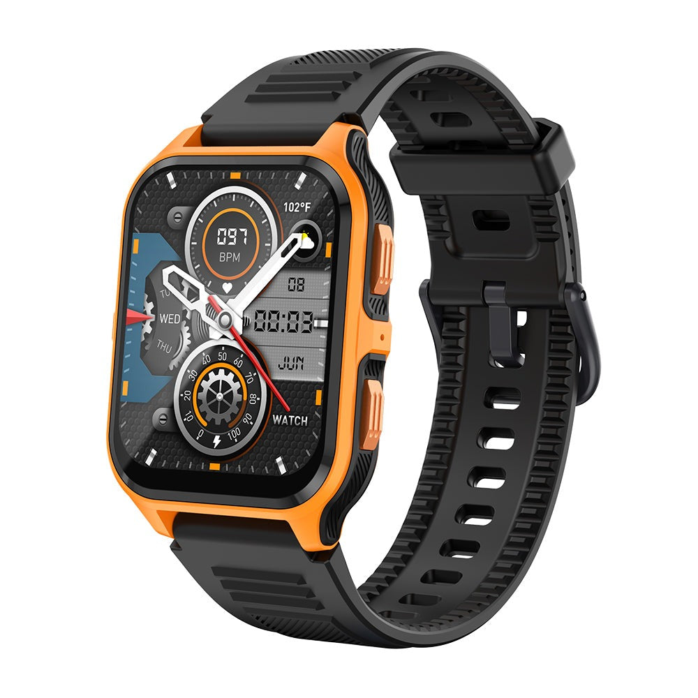 COLMI P73 Smartwatch 1.9″ Display Outdoor Calling IP68 Waterproof Smart Watch orange black color right side view