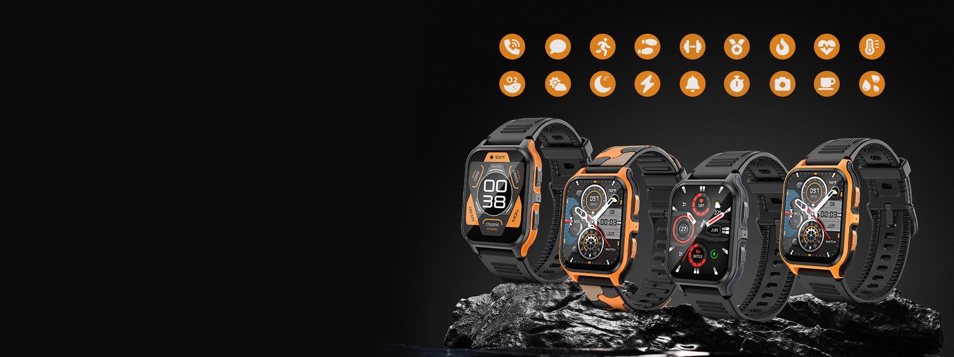 rugged sports smart watch with multiple options colmi p73 smartwatch with amoled display