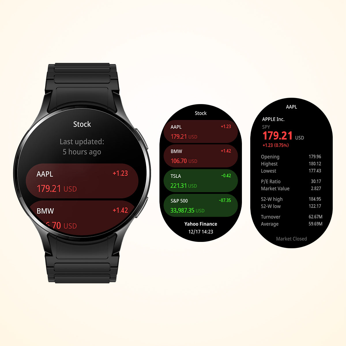 colmi i28 ultra smart watch with stock market updates