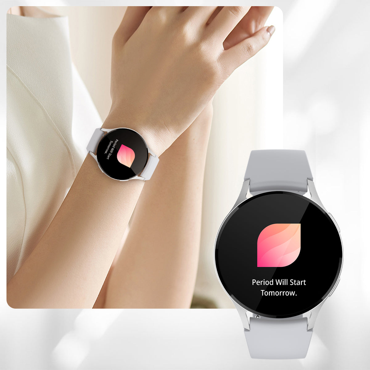 smart watch for women with menstrual period information colmi i28 ultra