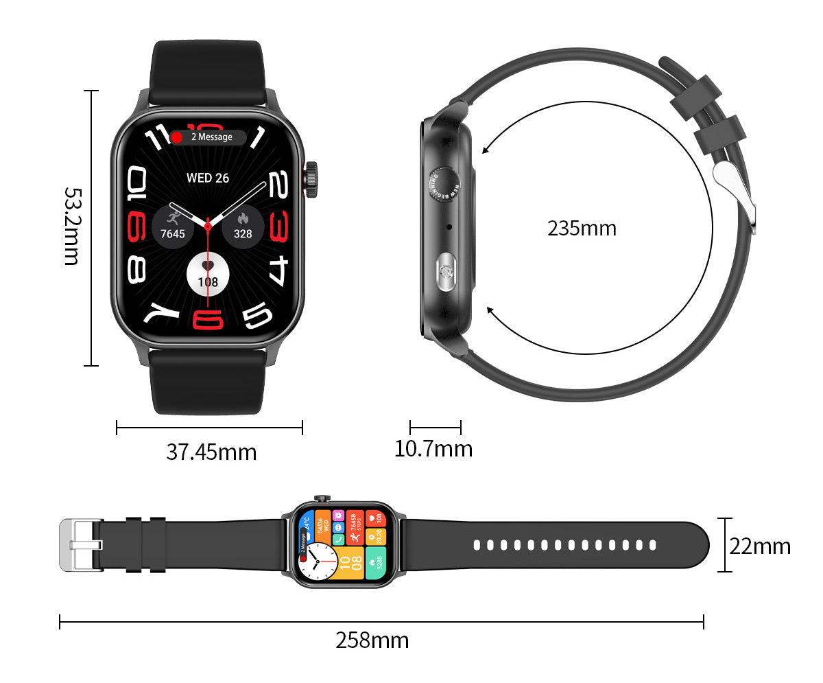 COLMI P78 Smartwatch 1.96 Outdoor Sports Fitness 3ATM Waterproof Preview