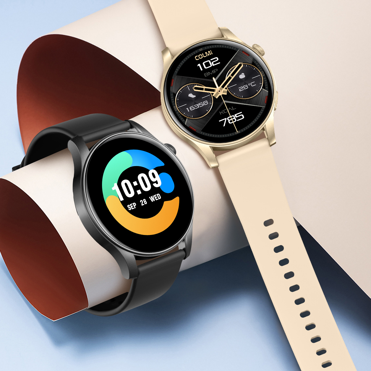 colmi v73 smart watch with large amoled display fitness smartwatch