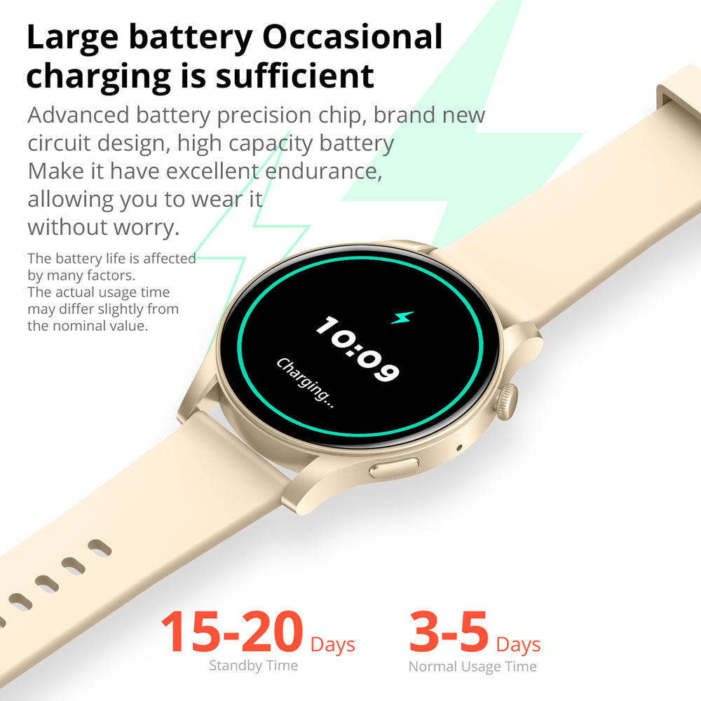 colmi v73 smart watch with large amoled display and long battery life