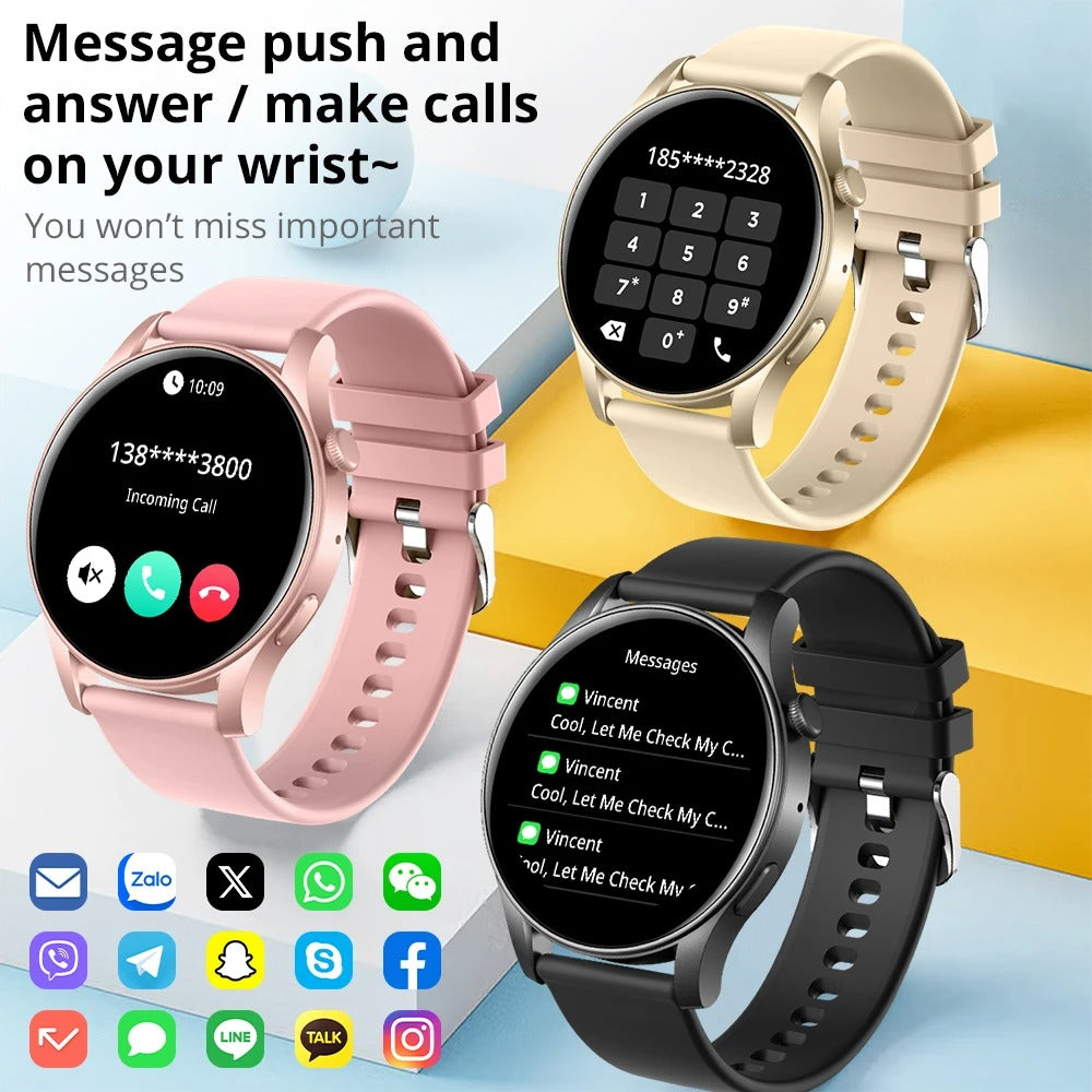 smart watch with blue tooth calling and whatsapp messages colmi v73 smartwatch 