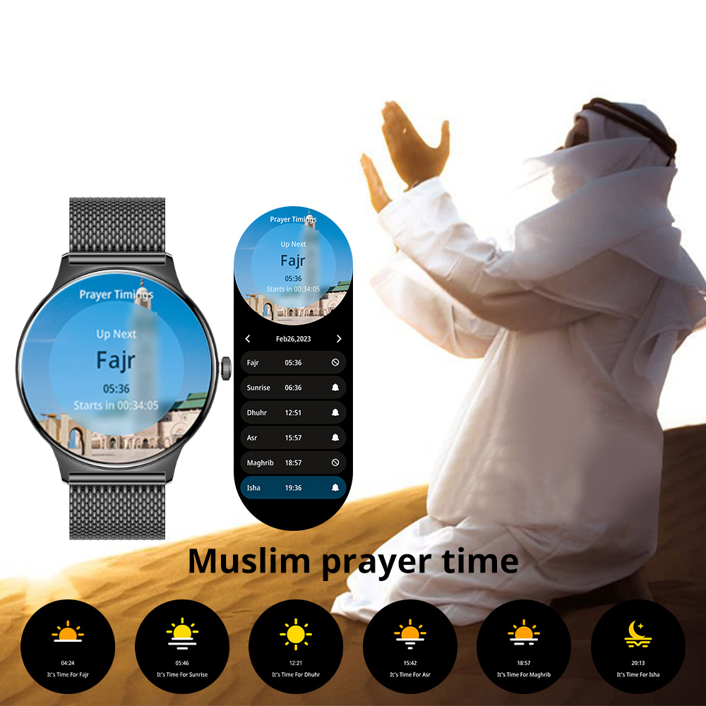 Colmi V89 Smart Watch with Amoled Display Prayer Time Reminder For Muslims