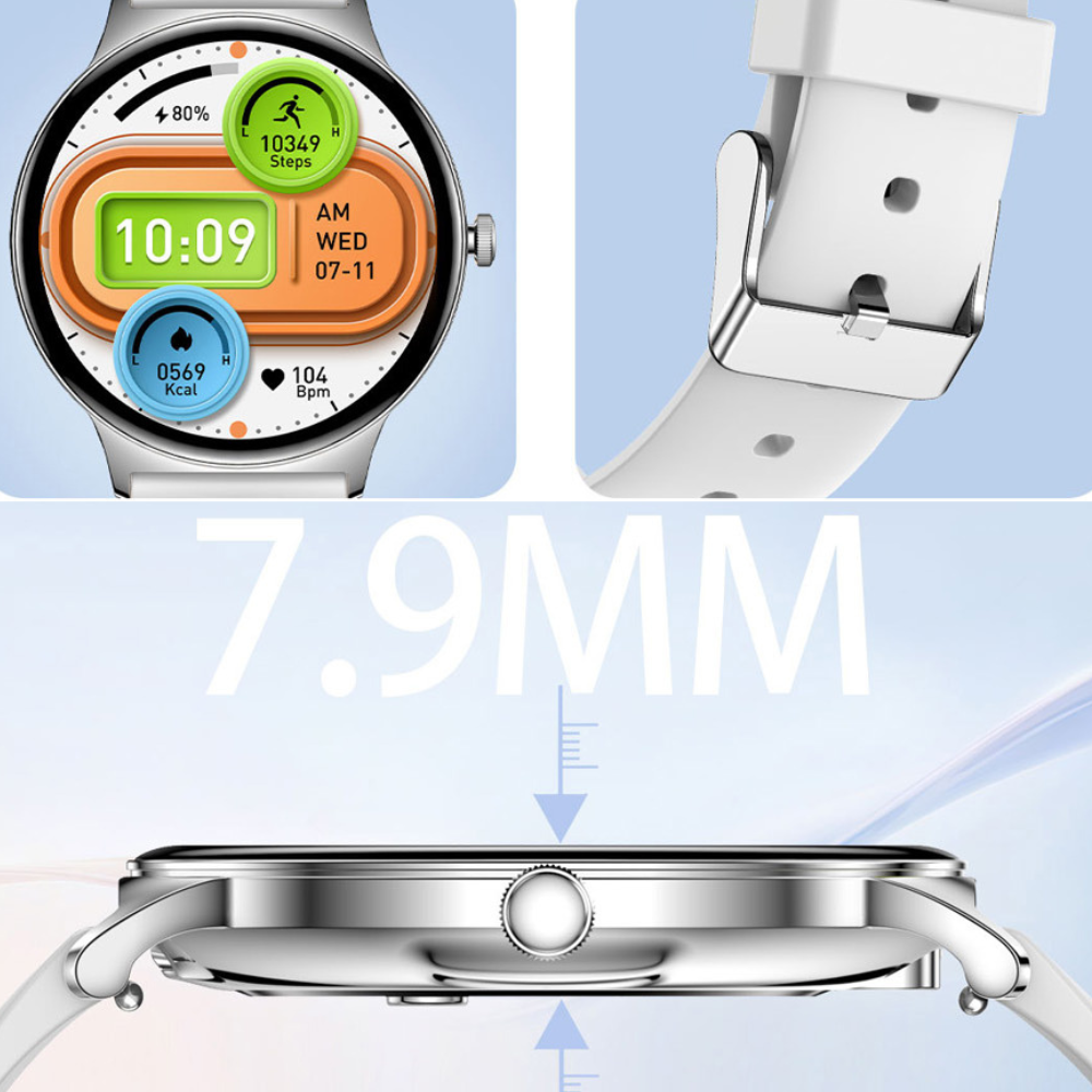 Colmi V89 Smart Watch with Amoled Display Thickness