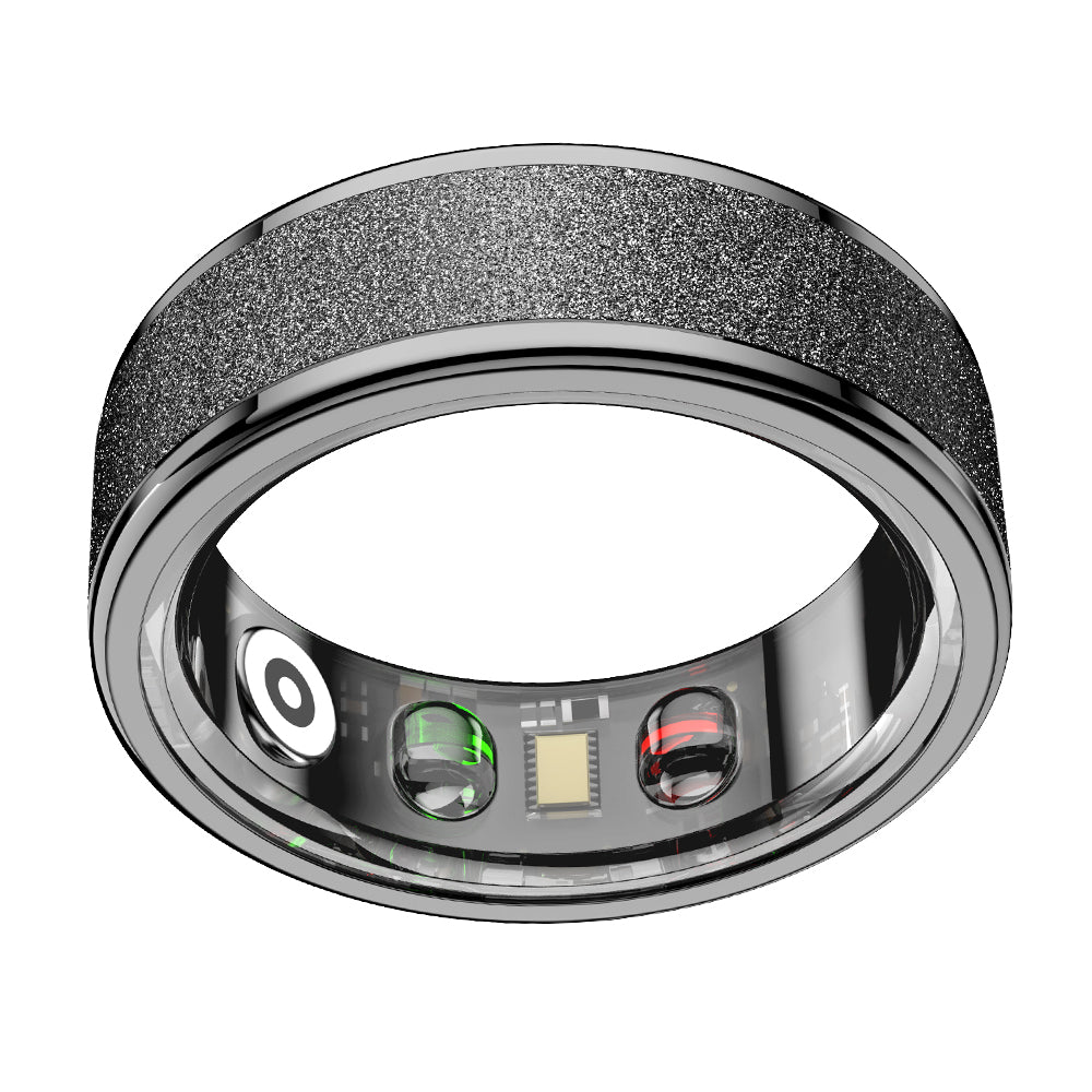 colmi r10 black color smart ring sensors view