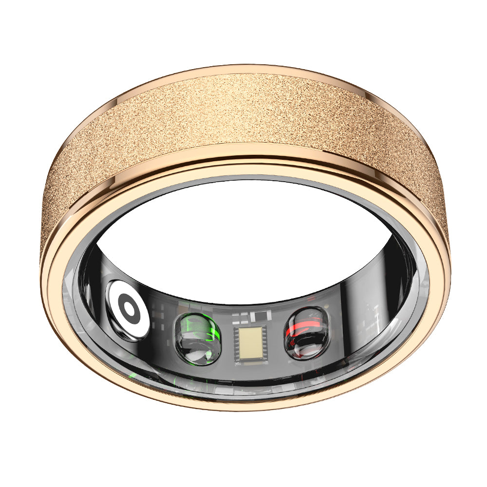 colmi r10 gold color smart ring sensors view