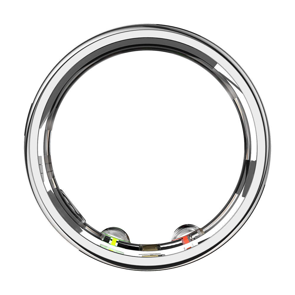 colmi r10 silver color smart ring right side view