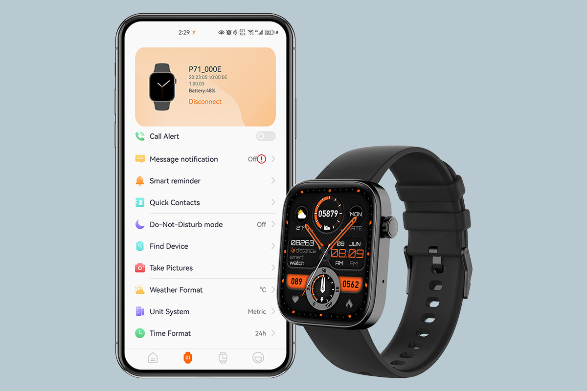 colmi p71 smart watch app preview