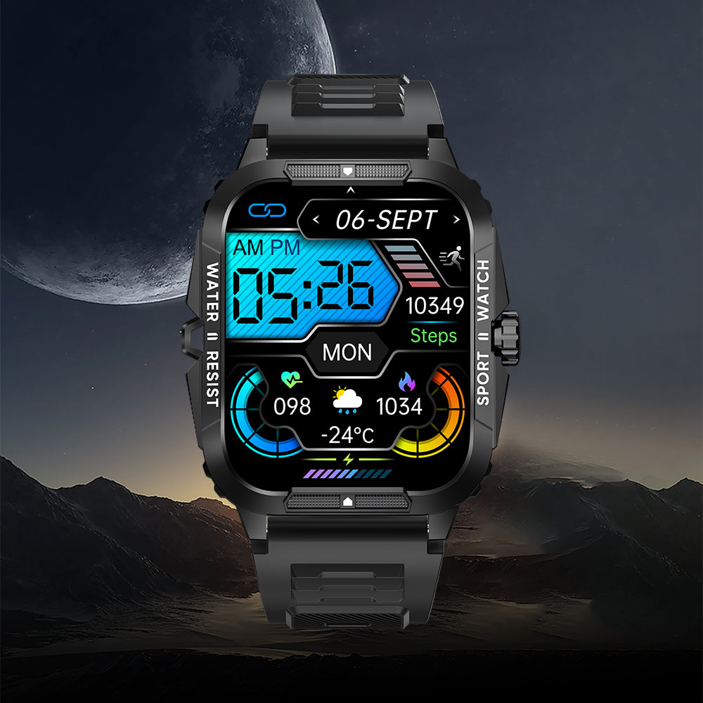 best affordable sports rugged smart watch colmi p76