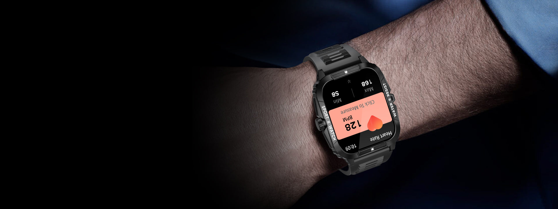 monitor your heart rate with smart watch 24/7 colmi p76 smartwatch