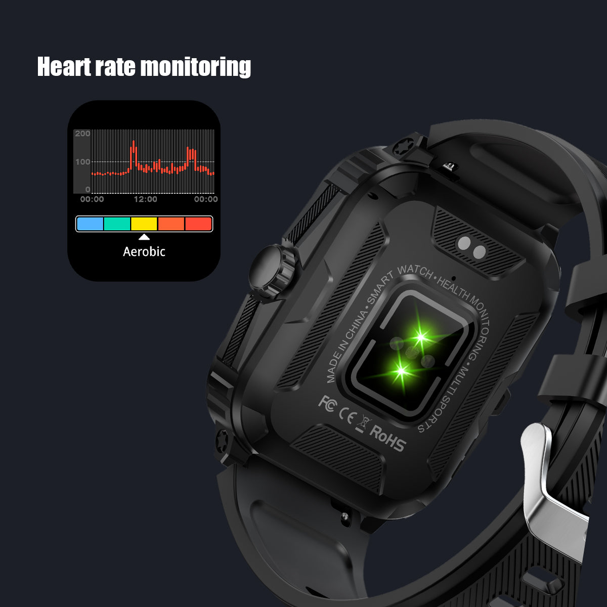 smart watch with heart rate monitoring colmi p76 smartwatch