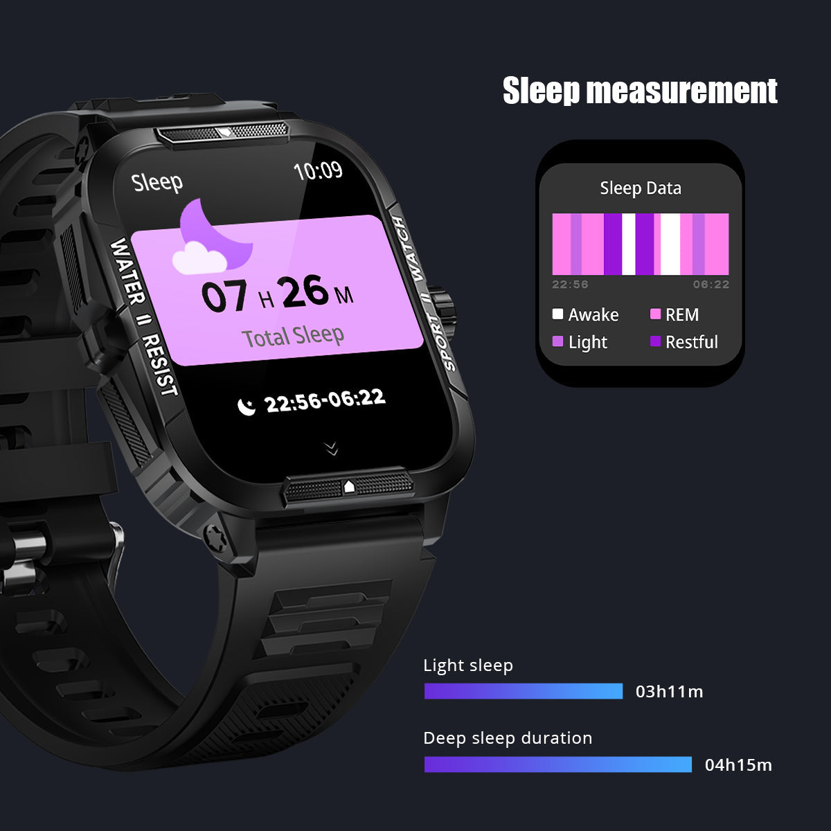 smart watch for sleep monitoring colmi p76 smartwatch