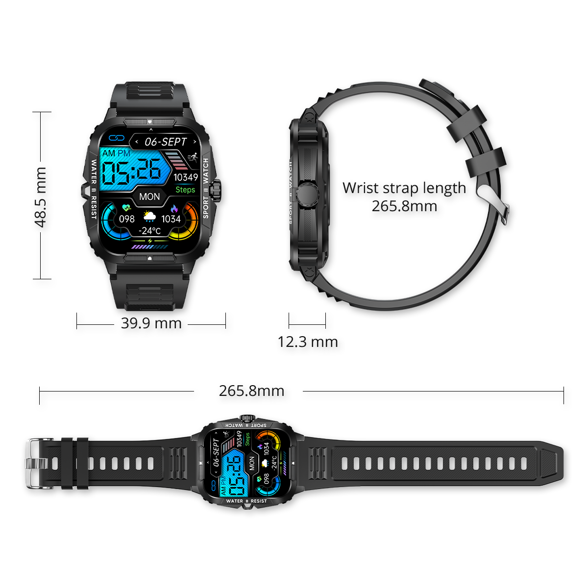 colmi p76 smart watch overview