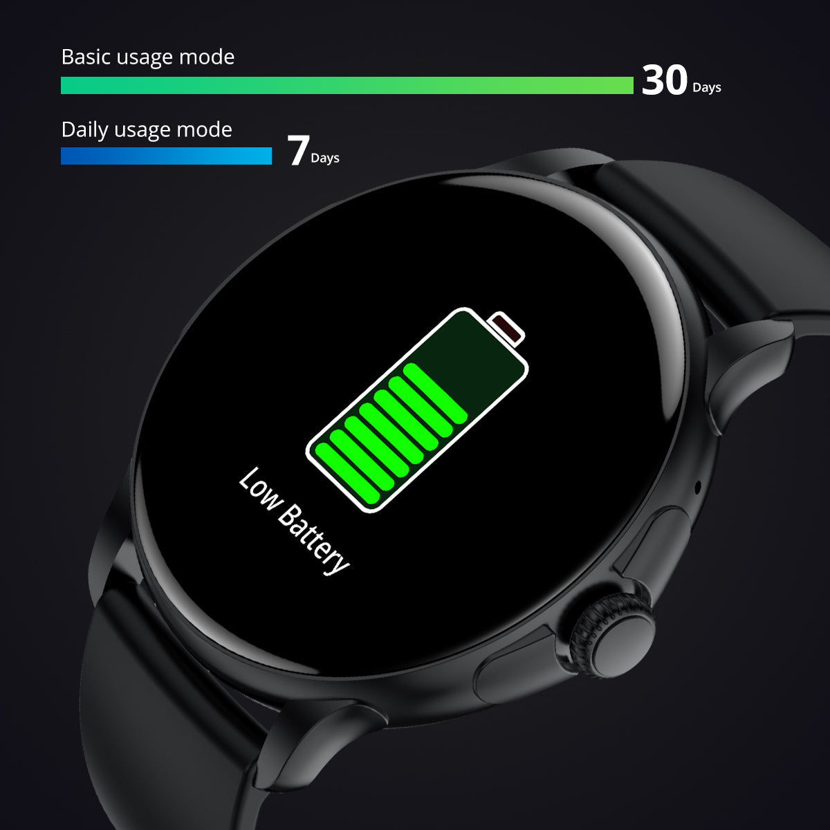 smart watch with long battery life colmi v72 smartwatch