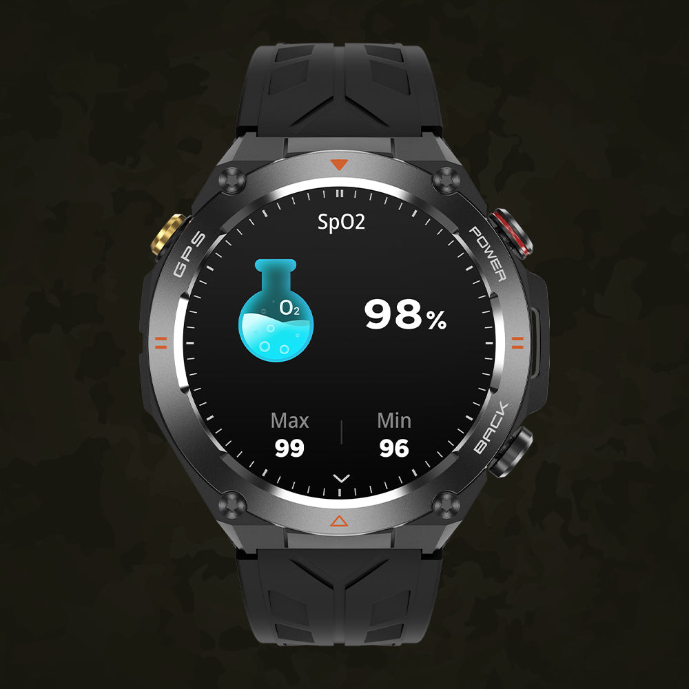 sports smart watch for sp02 monitoring and blood oxygen monitoring colmi v75 smartwatch