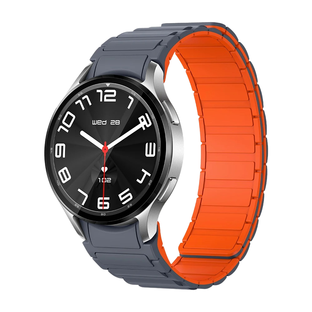 Colmi i28 ultra smart watch silver with magnetic strap